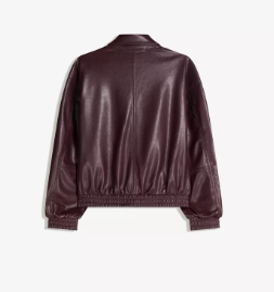 Leather effect jacket